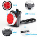 Bicycle Flashlight Rainproof Bike Light Night Safety Riding